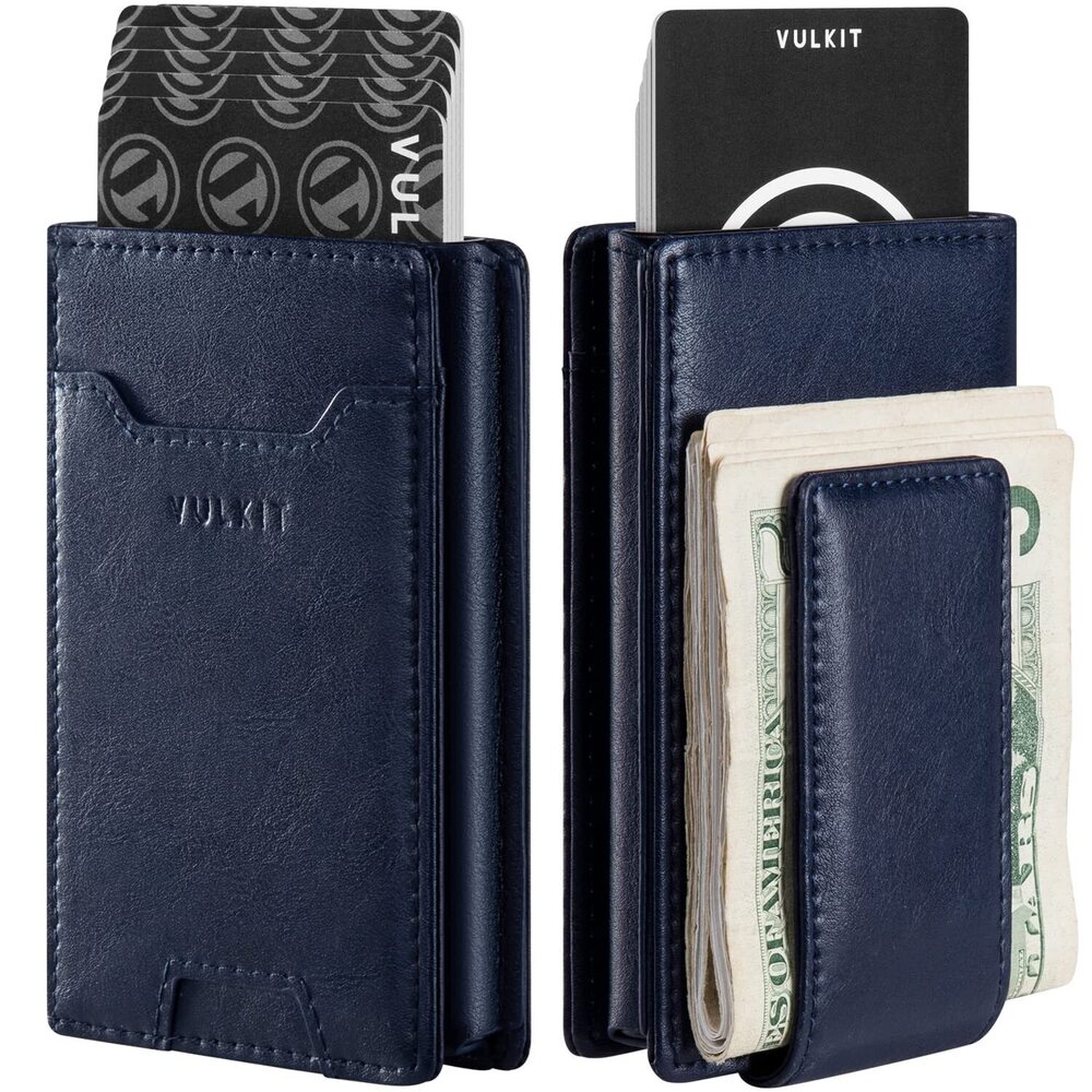 3466 Money Clip Wallet Pop Up Card Holder RFID Protection Leather Wallet